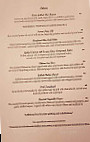 Spread Eagle Tavern menu