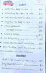 Chicos Taco House menu