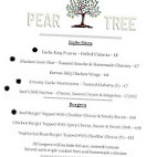 The Peartree Inn menu