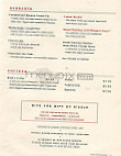 Ruth's Chris Steak House menu