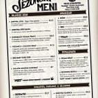 Korobač menu