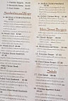 Main Street Cafe menu