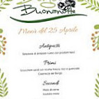 Borgo Buonanotte menu