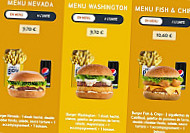 Speed Burger menu