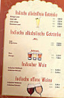 Indian Gate menu