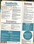 The Toasted Monkey menu