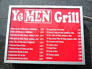 Yemen Grill menu