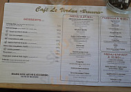 Le Verdun menu