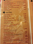 Le Rihour's menu