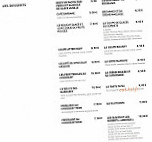 Le Gril des Barbares menu