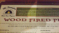 Mi Famiglia Wood Oven Pizzarea menu