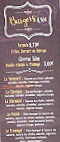 Les 2 Frères menu