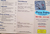 Pizza Petro 3 menu