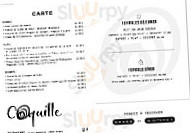 Coquille menu