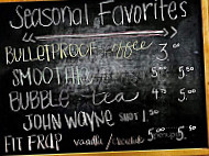 Sweet Aromas Coffee menu