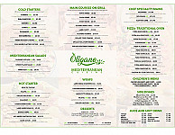 Oligano menu