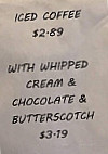 Highway 32 Diner menu