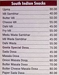 Geeta Restaurant menu