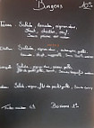 Les Cèdres menu