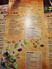 Restaurant Mendoza menu