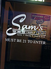 Sam's Triple Crown menu