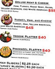 Main Street Deli, West Jefferson, Ohio menu