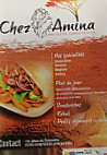 Chez Amina menu