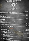 Wallstreat Bar/restaurant Grenoble menu