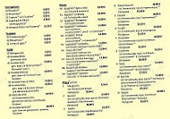 Trattoria Pizzeria La Strada menu