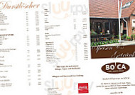 Bo'ca Café Meets Wine menu