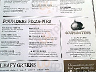 Founders Tavern Grille menu