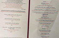 Antica Trattoria Del Risorgimento menu