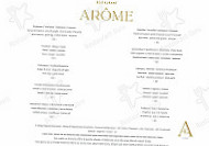 Arôme By Thaler menu