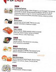 My lovely sushis menu