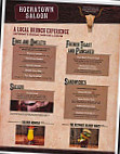 Hochatown Saloon menu