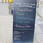 Grand Cafe du Musee menu