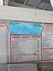 Pete's Drive-in menu