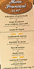 Brasserie Des Arenes menu