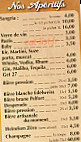 Brasserie Des Arenes menu