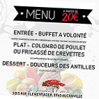 Le Jardin Créole 31 menu