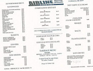 Airline Dairy Creme menu