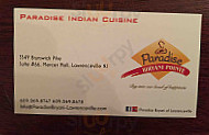 Paradise Biryani Pointe menu