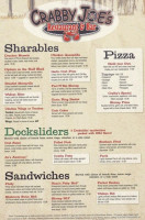 Crabby Joe's Dockside menu
