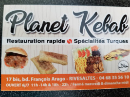 Planet Kebab food