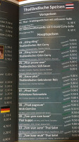 Watchara's Werber Eck menu