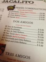 El Jacalito menu