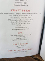 The Orchard Restaurant Bar menu
