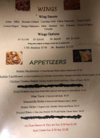 Boomer's Sports Grill menu