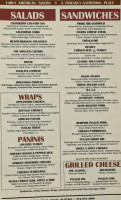 Early American Tavern menu