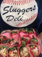 Sluggers' Deli food